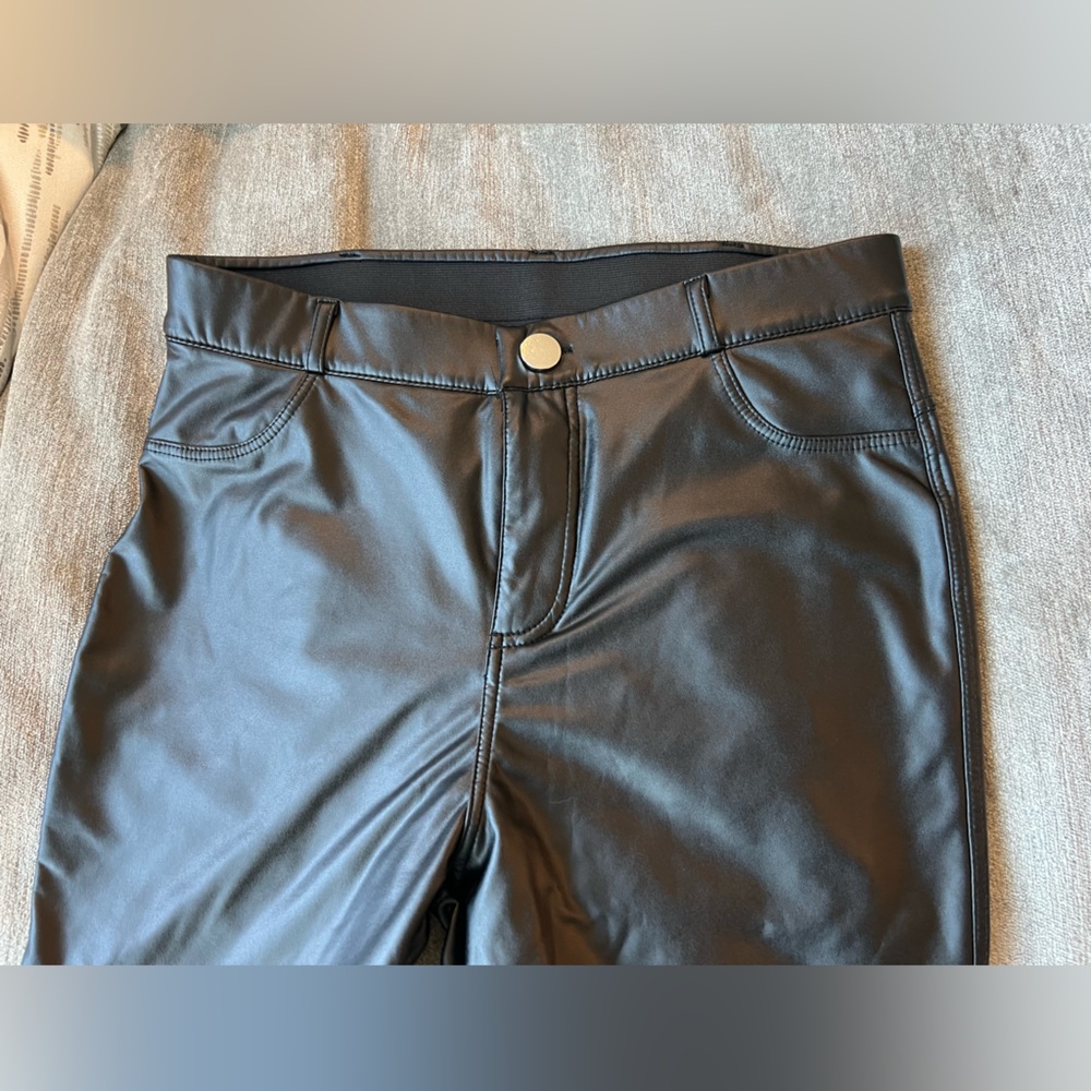 Women's Faux Leather Leggings High Waisted Pants